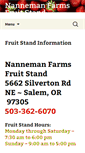 Mobile Screenshot of nannemanfarms.com