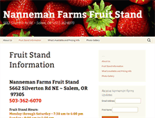 Tablet Screenshot of nannemanfarms.com